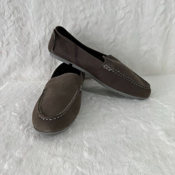 Sperry Shoes - Sperry Brown Suede Leather Loafers Top-Sider Bay View Driver leather moccasins